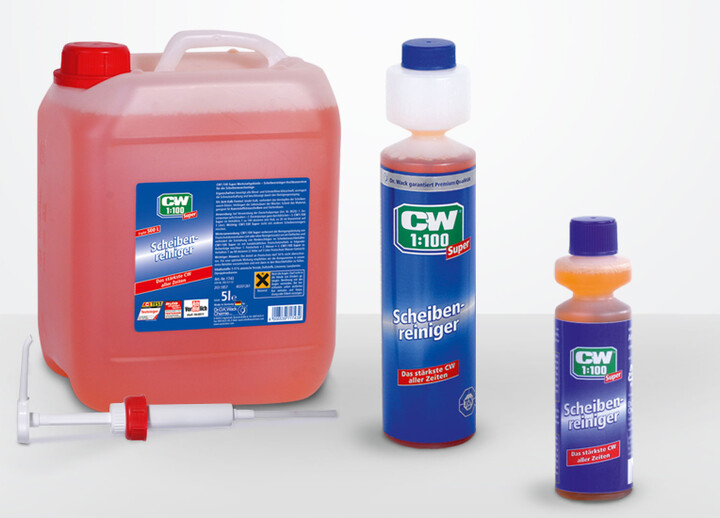 CW 1:100 Windschutzscheibenreiniger