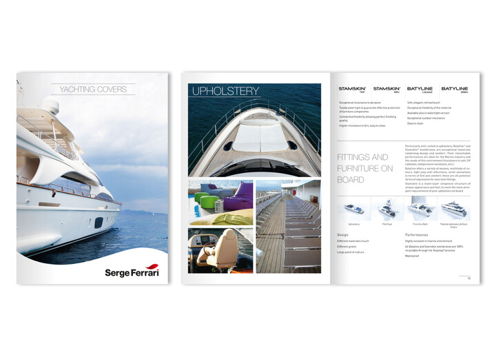 Marinekatalog für Serge Ferrari