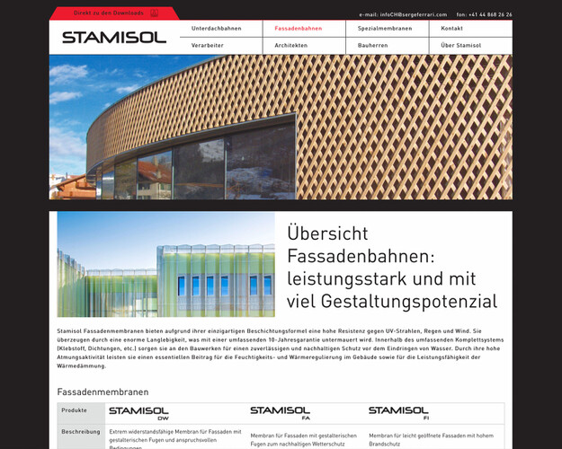 Website Möhn, technische Textilien