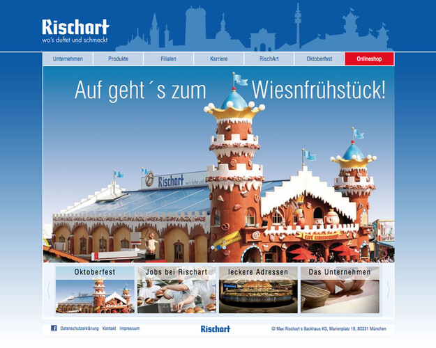 Website Rischart’s Backhaus