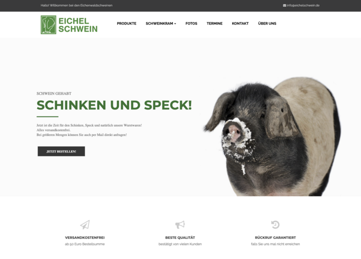 Webshop Eichelschwein