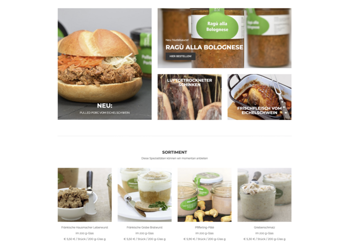 Onlineshop Eichelschwein