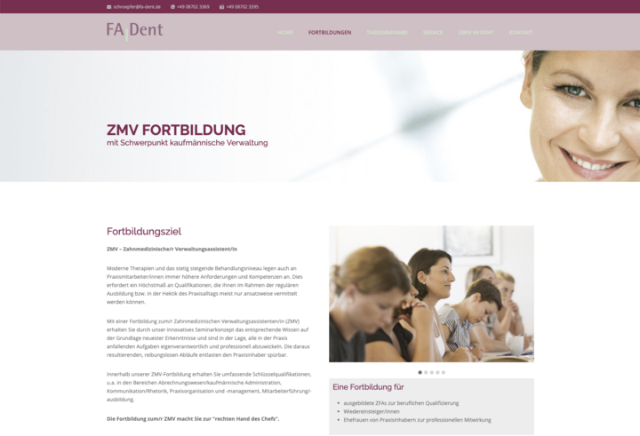 Website FA Dent