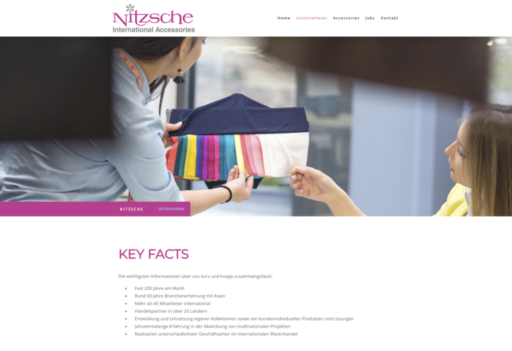 Website Nitzsche, Accessoires