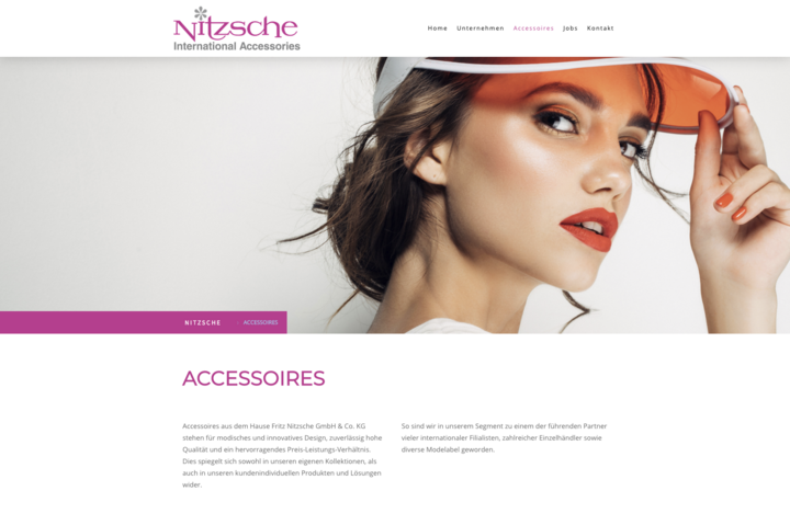 Website Nitzsche, Accessoires