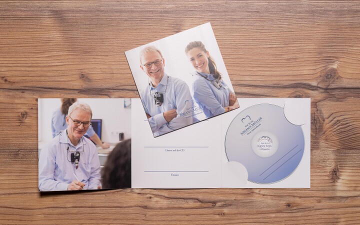 CD-Hüllen für Praxis Prof. Dr. Dr. Müller
