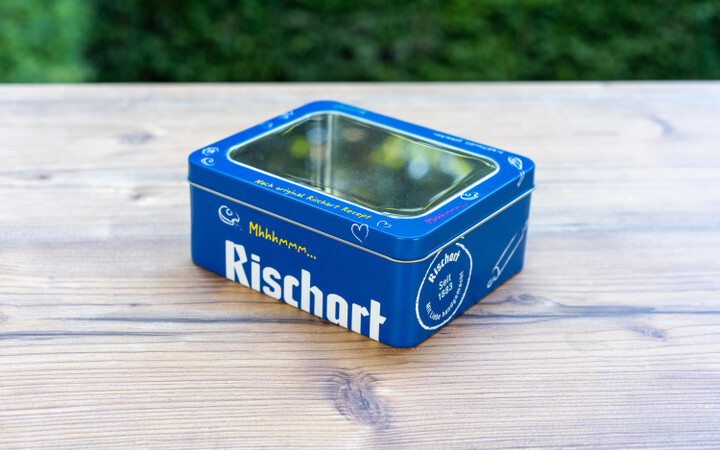 Plätzchendose mit Sichtfenster