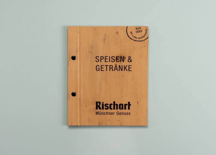 Speisekarte für Rischart Cafés